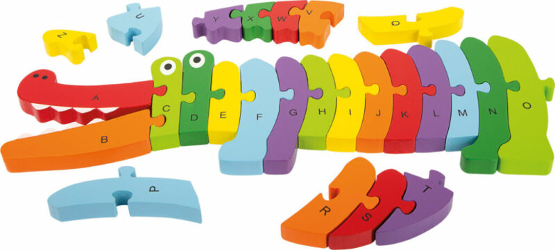 Vkladacie puzzle krokodýl ABC - Image 4