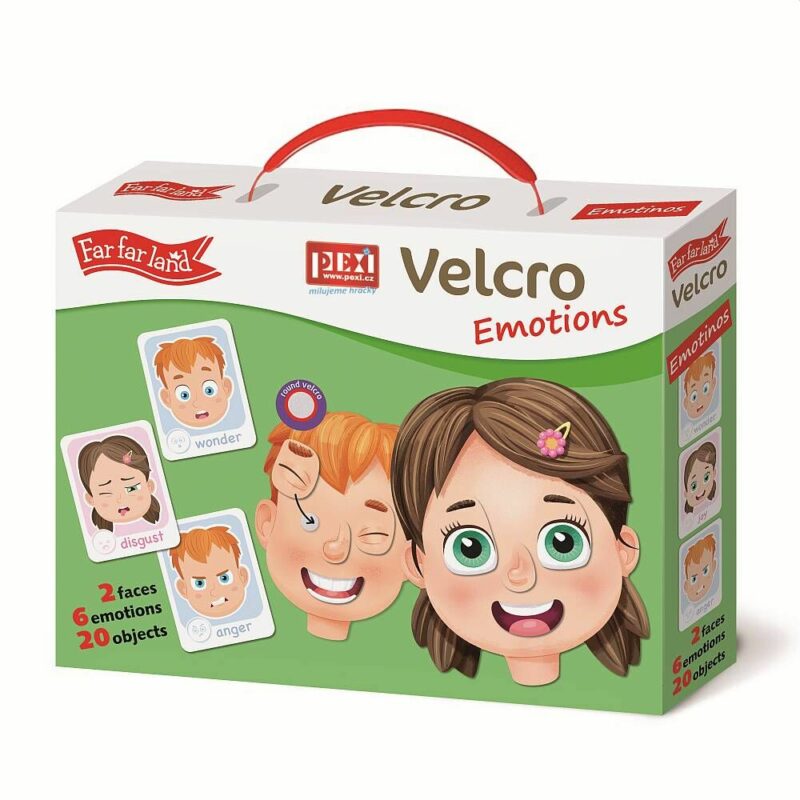 Velcro skladačky - Emócie