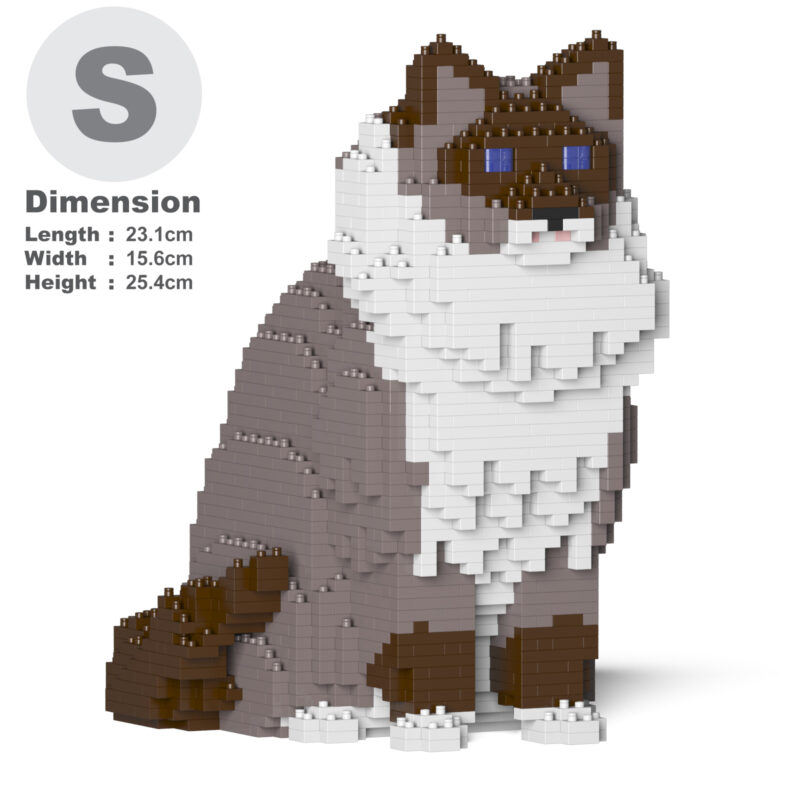 Mačka Ragdoll (sediaca-tmavá) - Image 2